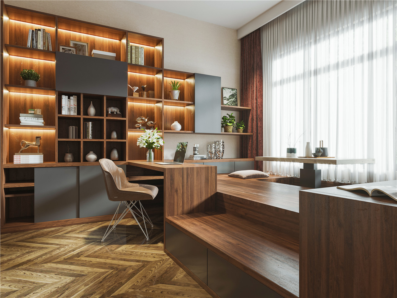 榻榻米书橱定造